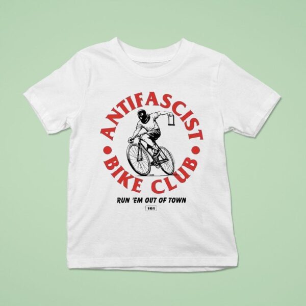 Antifa Bike Club Run Em Out Of Town Krime T Shirt