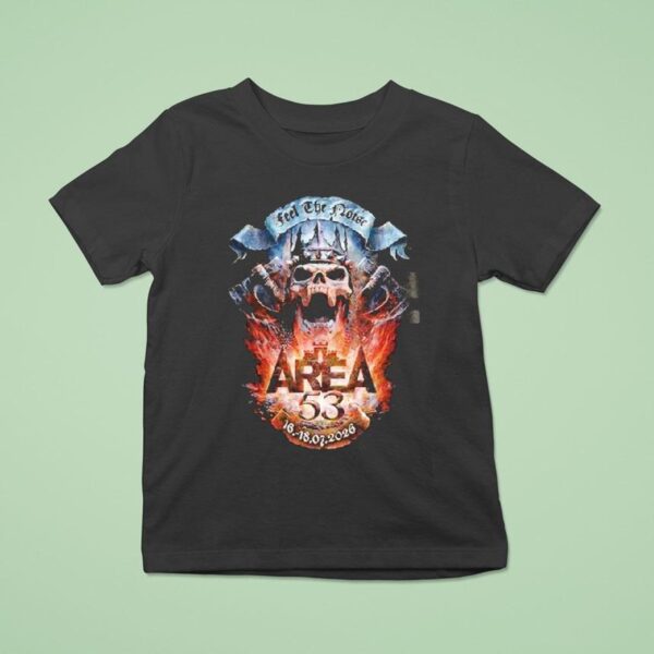 Area Festival Skull Crown Flame Artwork With In Austria July T Shirt