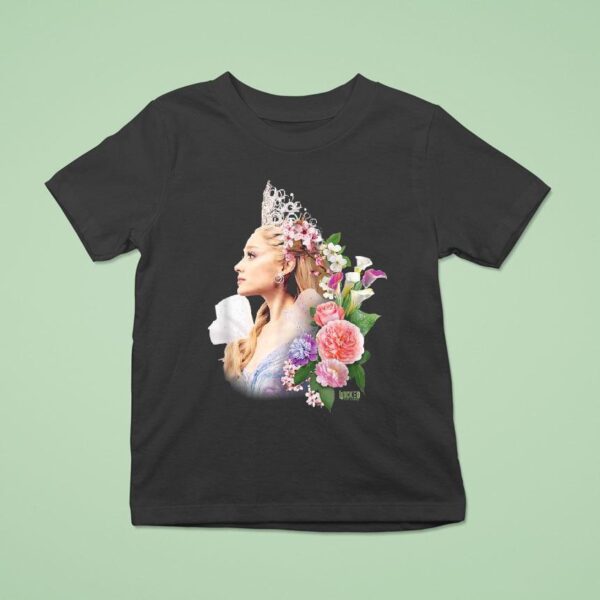 Ariana Grande Wicked For Good Glinda In Bloom T Shirt