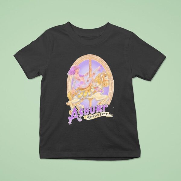Asbury Tattoo Fest Girl Horse T Shirt
