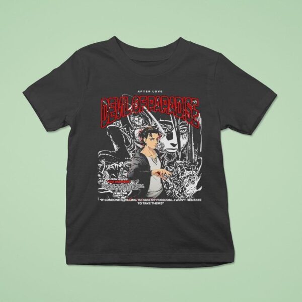 Attack On Titan Devil Of Paradise Eren Yeager The Usurper After Love T Shirt