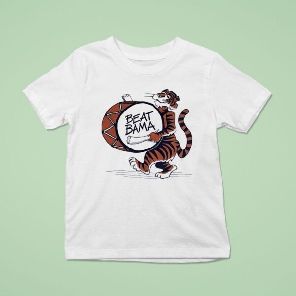 Auburn Tigers Beat Alabama Crimson Tide Mascot Playing Drum T Shirt
