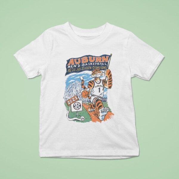 Auburn Tigers Sec Men S Basketball Regular Season Champions T Shirt