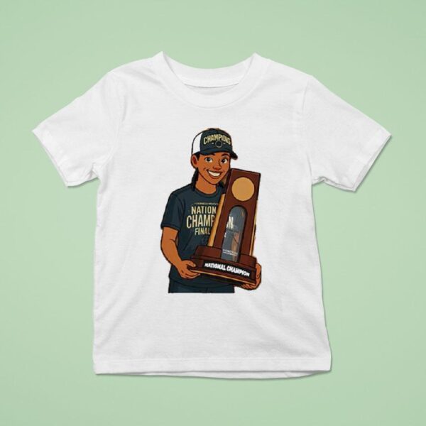 Azzi Fudd National Champions Final Trophy T Shirt