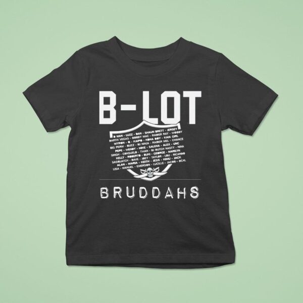 B Lot Bruddahs Las Vegas Raiders Logo T Shirt