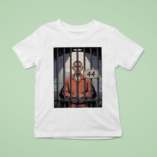 Barack Obama Parody Wanted For Treason Arrest T Shirt