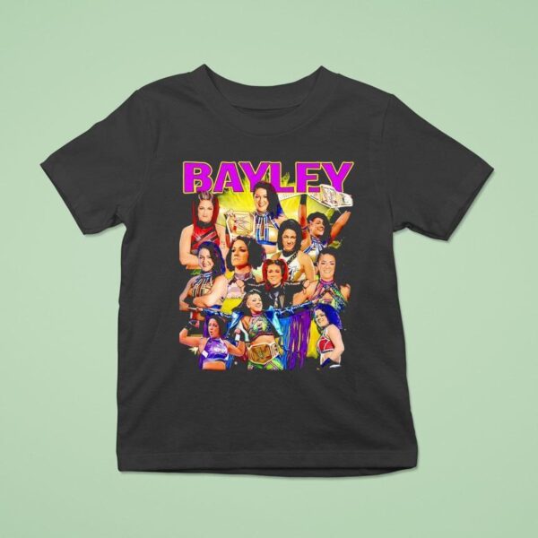 Bayley Hugger Wrestling Women S Champion T Shirt
