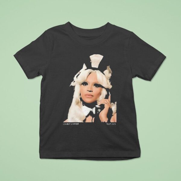 Beyonce Las Vegas Cowboy Carter Tour Blonde Showgirl Venue At Allegiant Stadium On July T Shirt