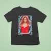 Beyonce Las Vegas Cowboy Carter Tour Pin Up Red Dress Showgirl Venue At Allegiant Stadium On July T Shirt
