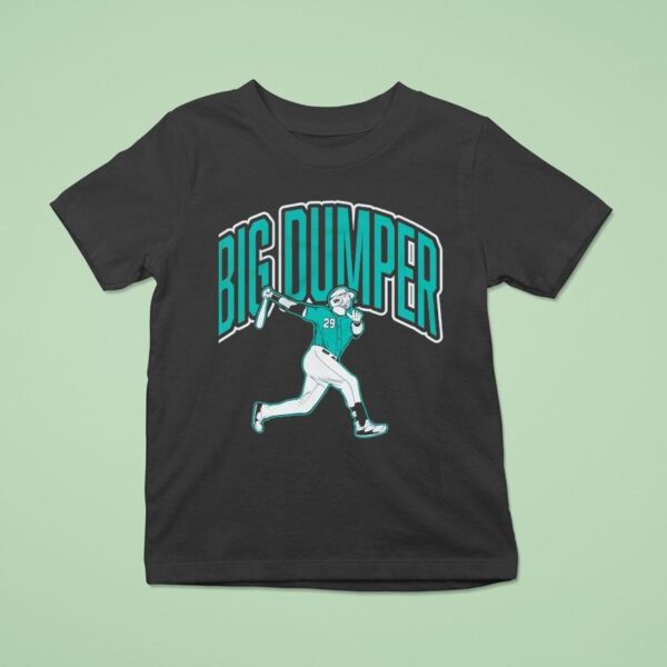 Big Dumper Moonshot Cal Raleigh Seattle Mariners Baseball T Shirt