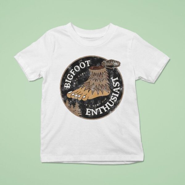 Bigfoot Seen Him Enthusiast He Is Real Enthuzs T Shirt