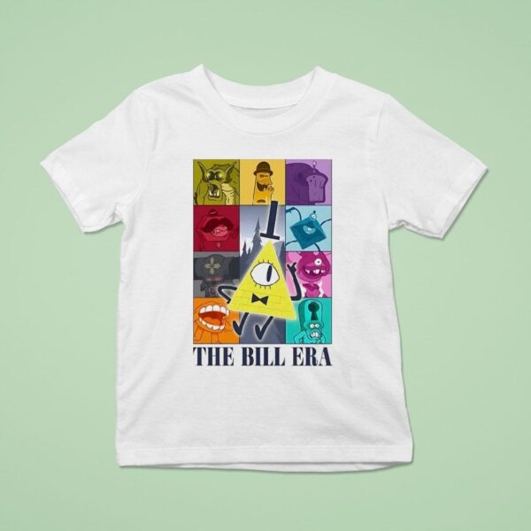 Bill Cipher From Gravity Falls Style Of The Eras Tour T Shirt