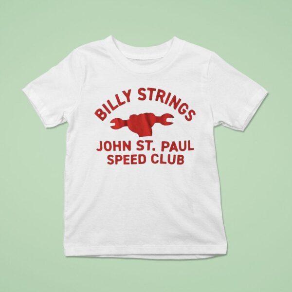 Billy Strings John St Paul Speed Club T Shirt