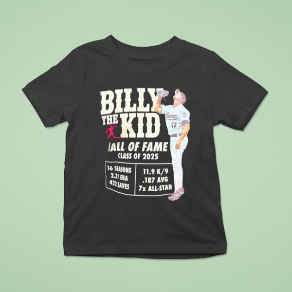 Billy Wagner Houston Astros The Kid Hall Of Fame Class Of T Shirt