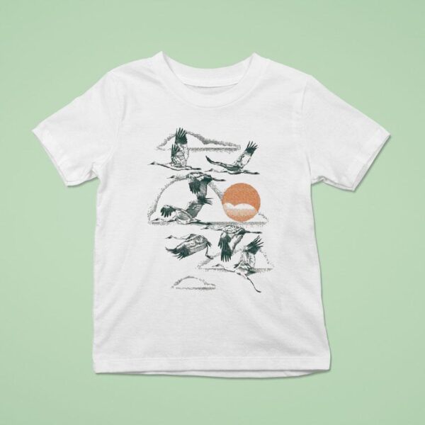 Bird Collective Whooping Crane T Shirt