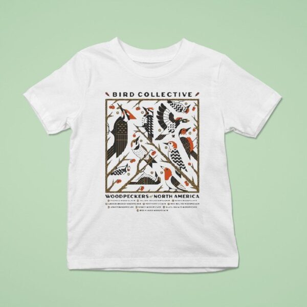 Bird Collective Woodpeckers Of North America T Shirt