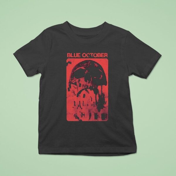 Blue October Oh How You Haunt Me Skull Smile T Shirt
