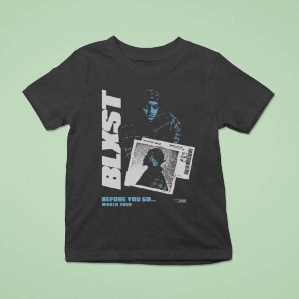 Blxst Before You Go World Tour Boarding Pass T Shirt