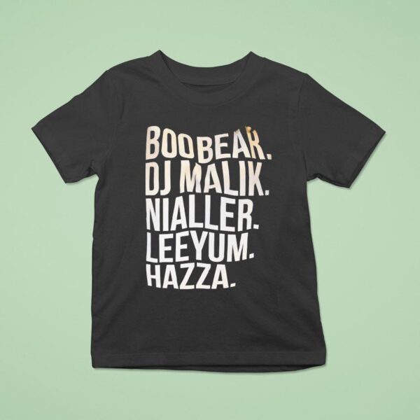 Boo Bear Dj Malik Nialler Leeyum Hazza T Shirt