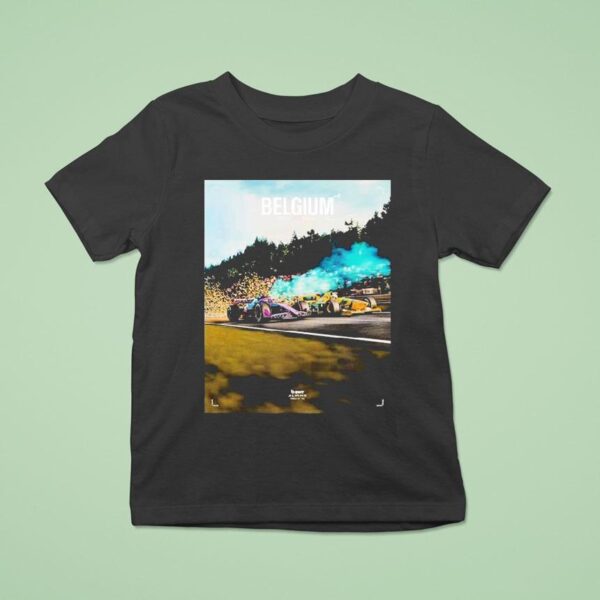 Bwt Alpine F Belgium Grand Prix At Spa Francorchamps In July Racing Sparks T Shirt