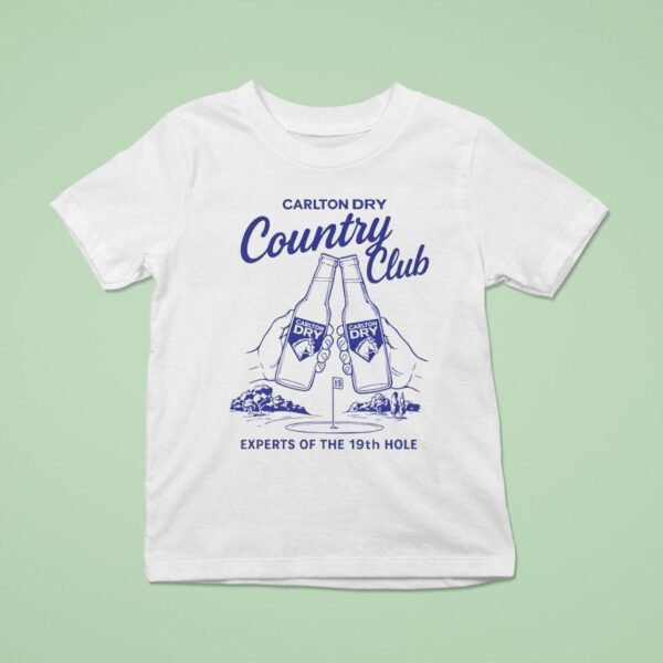 Carlton Dry Country Club Experts Of The Th Hole Beer T Shirt