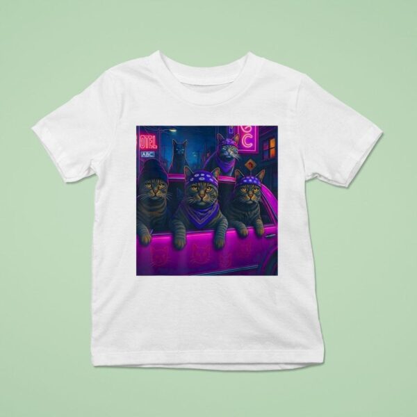 Cat Gang Meme Vintage Street Cool Cat Lovers T Shirt