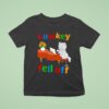 Cat Low Key Fell Off T Shirt
