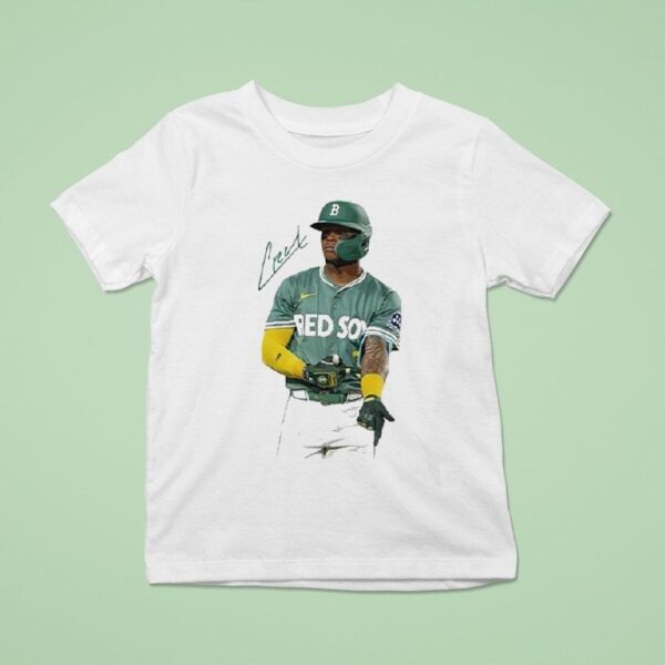 Ceddanne Rafaela Boston Red Sox Signature T Shirt
