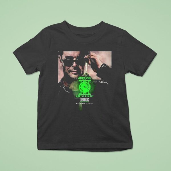 Character For Mortal Kombat Karl Urban As Johnny Cage Only In Theaters October T Shirt
