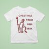 Charmer Greetings From Hell Mich T Shirt