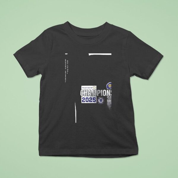 Chelsea Champions Fifa Club World Cup England Roster T Shirt