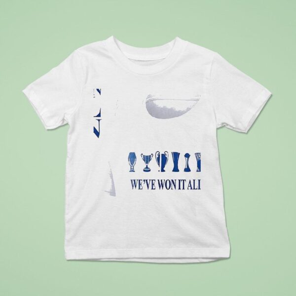 Chelsea We Ve Won It All Again Trophy T Shirt