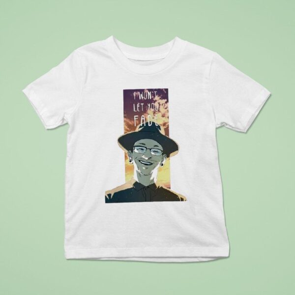 Chester Bennington From Linkin Park Art With Sunset Background And I Won T Let You Fade T Shirt