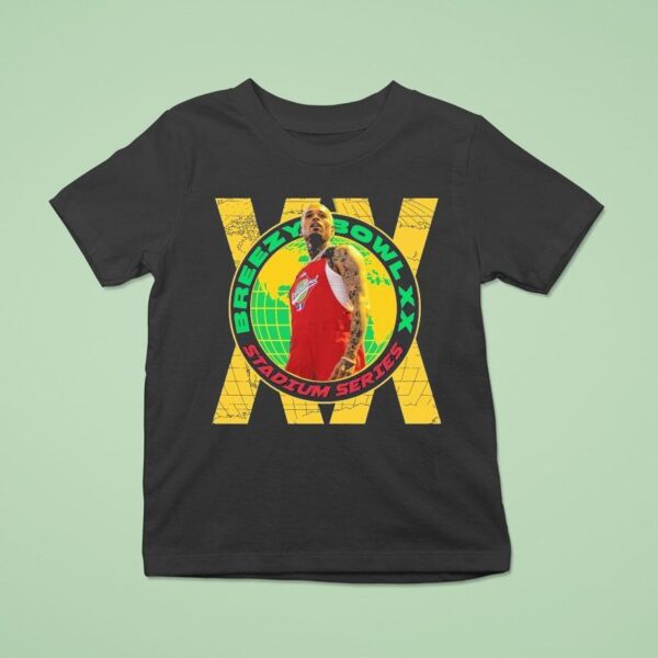 Chris Brown Breezy Bowl Xx Off The Grid Stadium Series T Shirt