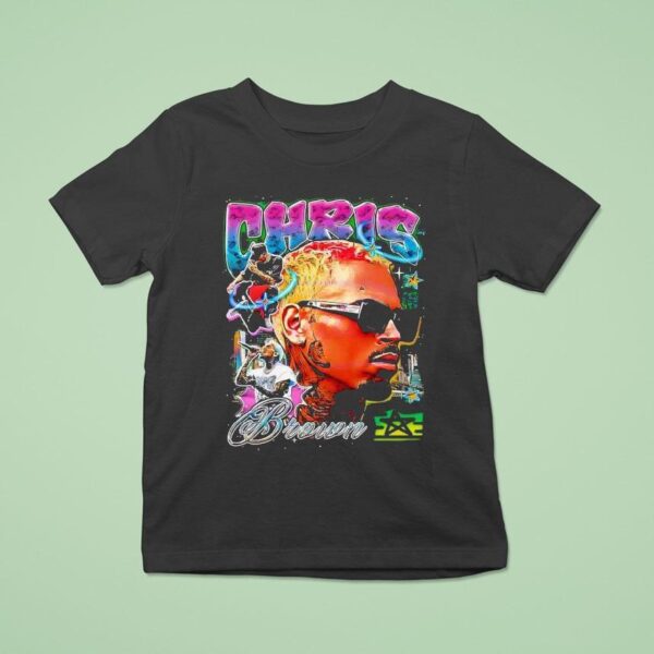 Chris Brown Retro Bootleg Hip Hop T Shirt