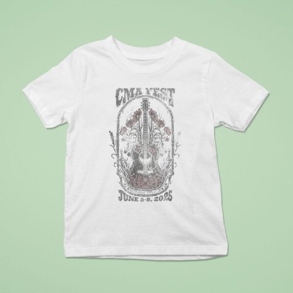 Cma Fest Folk Guitar June Nashville Tennessee T Shirt
