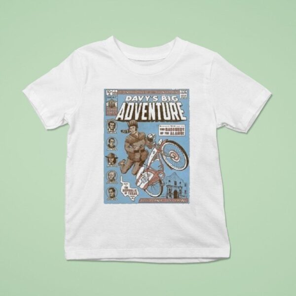 Comic Book Davy S Big Adventure T Shirt