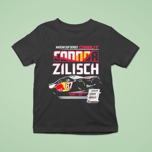 Connor Zilisch Red Bull Cup Debut Heathered Nascar Cup Series T Shirt