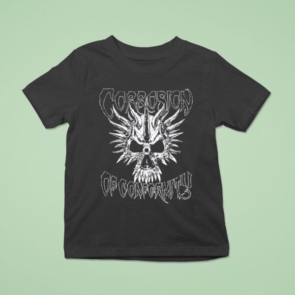 Corrosion Of Conformity Old School Skull T Shirt