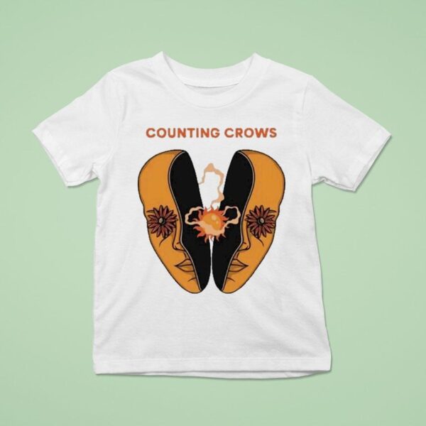 Counting Crows Flowers In Their Eyes Counting T Shirt