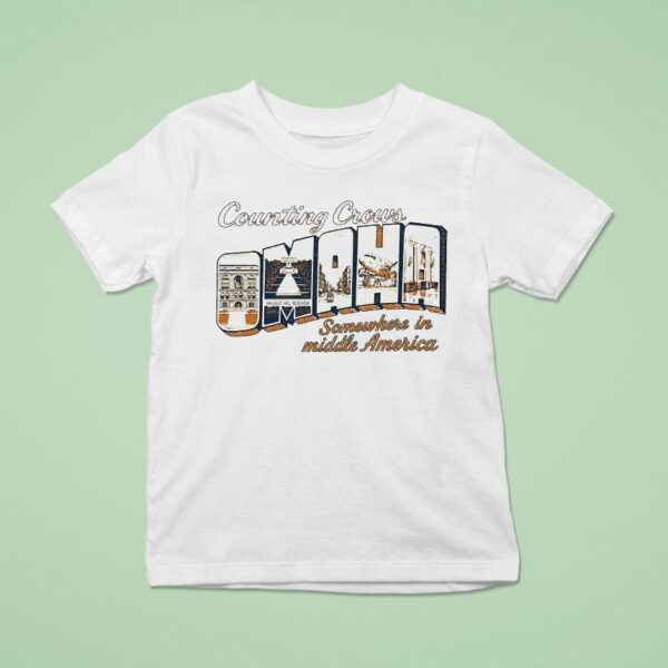 Counting Crows Omaha Somewhere In Middle America T Shirt