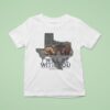 Couple Horse Texas When You Pass Through The Waters I Will Be With You T Shirt