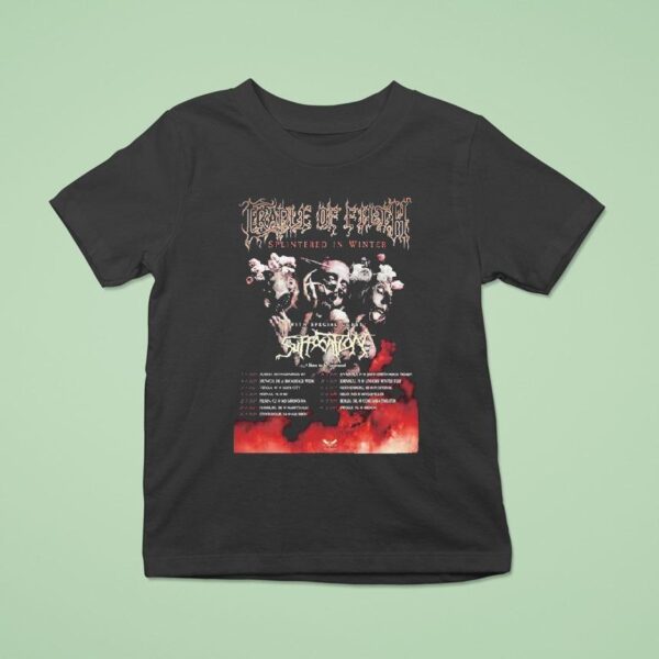 Cradle Of Filth Splintered In Winter Europe Tour Dates Off On November Th In Zurich Ch At Komplex T Shirt