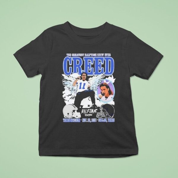 Creed The Greatest Halftime Show Ever Texas Stadium Nov Dallas T Shirt