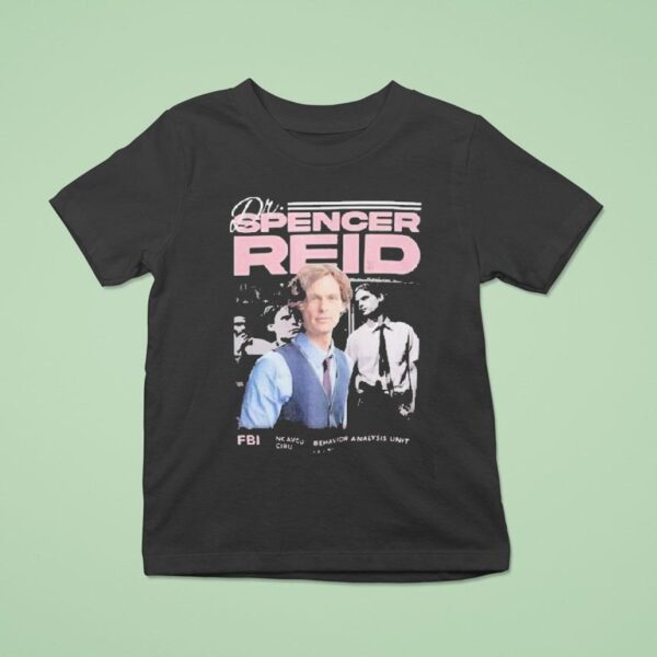 Criminal Minds Dr Spencer Reid Fbi T Shirt