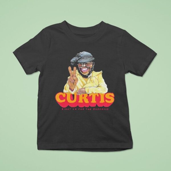 Curtis Mayfield Right On For The Darkness Caricature T Shirt