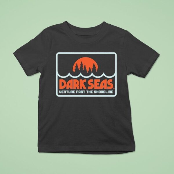 Dark Seas Venture Past The Shoreline Trail King T Shirt