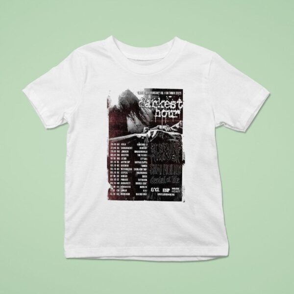 Darkest Hour Th Anniversary Eu Uk Tour T Shirt