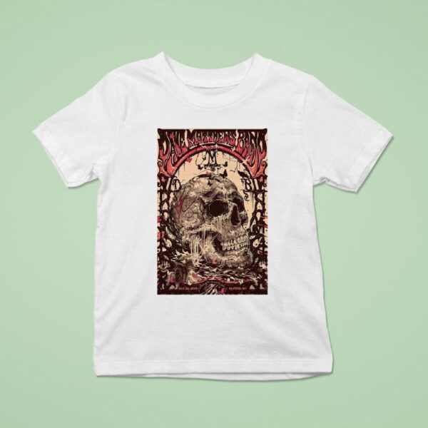 Dave Matthews Band Gilford Nh Show Skull T Shirt