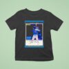 David Wright New York Mets Card Player Signature T Shirt